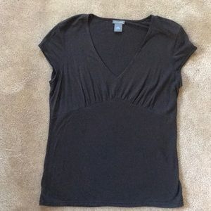 Ann Taylor super soft brown v neck